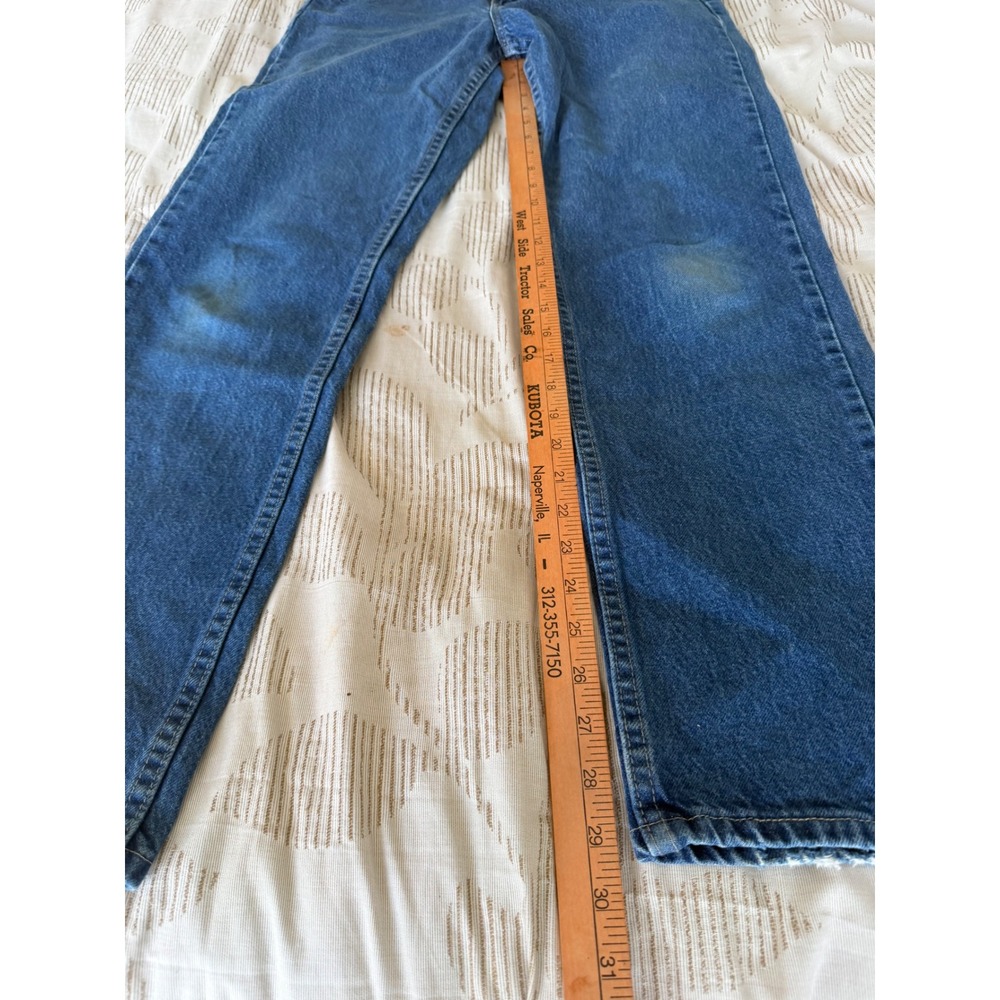 Riders by Lee Relaxed Fit Straight Leg Jeans Medium Wash Denim High Rise 30x30 - Picture 2 of 8
